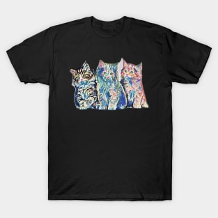 Colorful kittens. Kitten T-Shirt